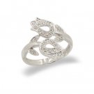 14K White Gold Right Hand Diamond Ring
