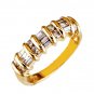 14K Gold Diamond Wedding Band