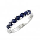 14K White Gold Sapphire Ring