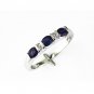 14K Gold Diamond and Sapphire Ring
