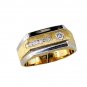 Men's 14K Two Tone Diamond Ring