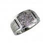 Men's 14K White Gold Diamond Ring