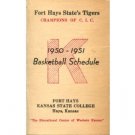 Fort Hays State's Tigers 1950-1951 Basketball Schedule