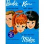Barbie Ken Midge Catalog Mattel '62-'63 w/rare Insert