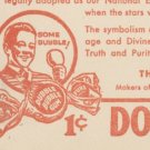 DUBBLE BUBBLE GUM RARE VINTAGE INK BLOTTER