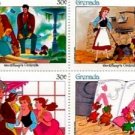 DISNEY'S CINDERELLA 30 CENT STAMP SET