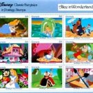 DISNEY'S ALICE IN WONDERLAND 30 CENT STAMP SET