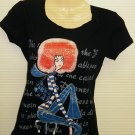 Trendy Fashion Designer T-Shirt Black