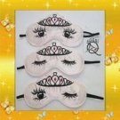 New Pink Travel Sleep Mask / Blindfold Shade (Set of Three)
