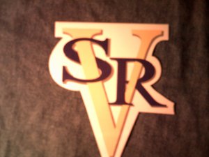 SRV #1 Replica Stickers Holographic Letters and CUSTOM Decal