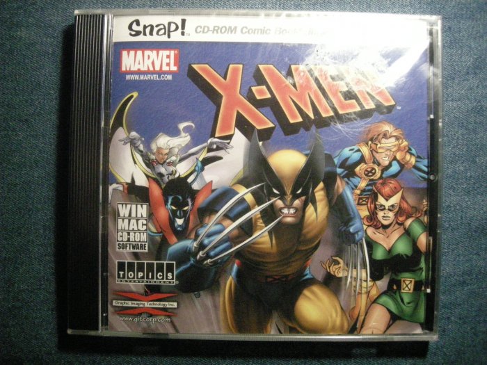 X-MEN CD-ROM xmen comic books snap SEALED SALE