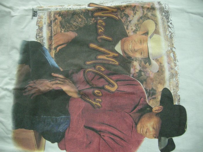 NEAL McCOY TOUR SHIRT 40 Butt Holding country L SALE