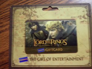 LORD OF THE RINGS CARD Frodo & Sam return king blockbuster 2004 lotr