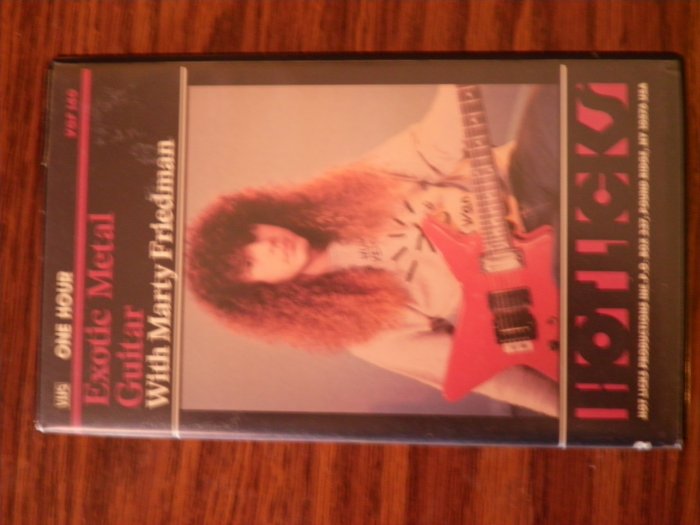 Marty friedman deals exotic metal guitar