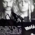 CD MOTORHEAD Sacrifice Lemmy Kilmister AUTOGRAPHED