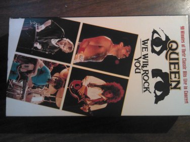 VHS QUEEN We Will Rock You freddie mercury SALE