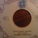 45 CHUBBY CHECKER let's twist again b/w limbo rock mono abkco vintage vinyl record