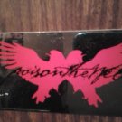 POISON THE WELL STICKER Tear From The Red reflective 2002 PROMO