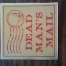 DEAD MAN'S MAIL STICKER logo PROMO SALE