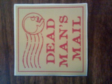 DEAD MAN'S MAIL STICKER logo PROMO SALE