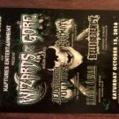 CONCERT FLYER WIZARDS OF GORE Rigor Mortis decimate bruce corbitt san antonio texas 2016 SALE
