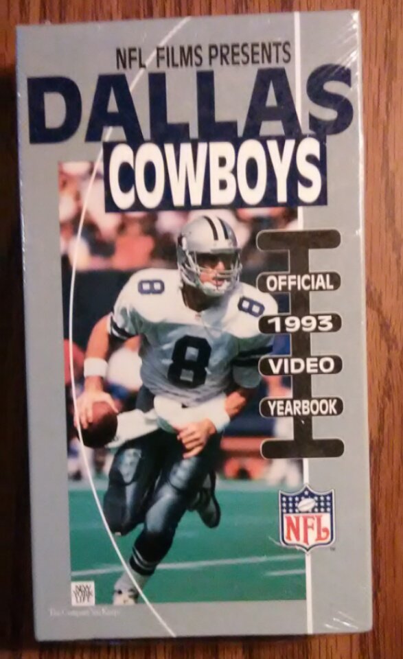 VHS DALLAS COWBOYS Official 1993 Video Yearbook NFL football promo