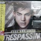 CD ADAM LAMPBERT Trespassing dvd import JAPAN SEALED