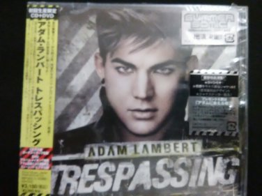 CD ADAM LAMPBERT Trespassing dvd import JAPAN SEALED