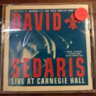 CD DAVID SEDARIS Live at Carnagie Hall comedy SEALED