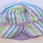 White/Green/Purple Striped Hat