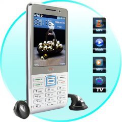 Quadband Dual SIM GSM Worldwide TV Cellphone