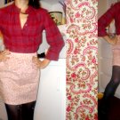 Crazy Pink Flowers Skirt