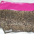 Pink  vinyl leopard