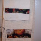 Rooster Edged Handtowel and Wash Cloth Set