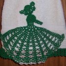 Green Fancy Lady Hand Towel