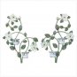 35262 Magnolia Wall Candleholders