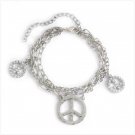 12002 Peace Charm Bracelet