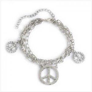 12002 Peace Charm Bracelet