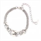 39524 Silver-Tone Raindrop Bracelet
