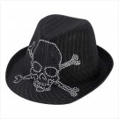 12253 Jolly Roger Fedora Hat
