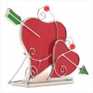 38224 Stained Glass Heart Candleholder