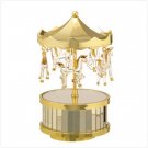 22770 Musical Glass Circus Top Carousel
