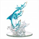 39623 Spun-glass Dolphin Figurine