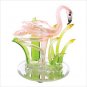 38997 Art Glass Flamingo Figurine