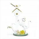 37925 Cat and Birdhouse on Mirror