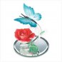 36361 Glass Butterfly and Rose