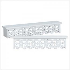 34351 Fleur-De-Lis Shelf Set