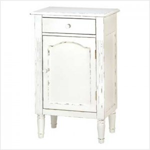 39093 Graceful Antiqued Cabinet