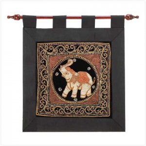 39966 Beaded Elephant Tapestry
