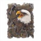 39543 Faux-wood Eagle Plaque